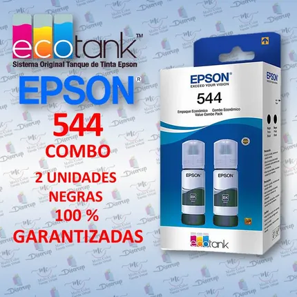 Tinta Negra 544 Pack de DOS UNIDADES
