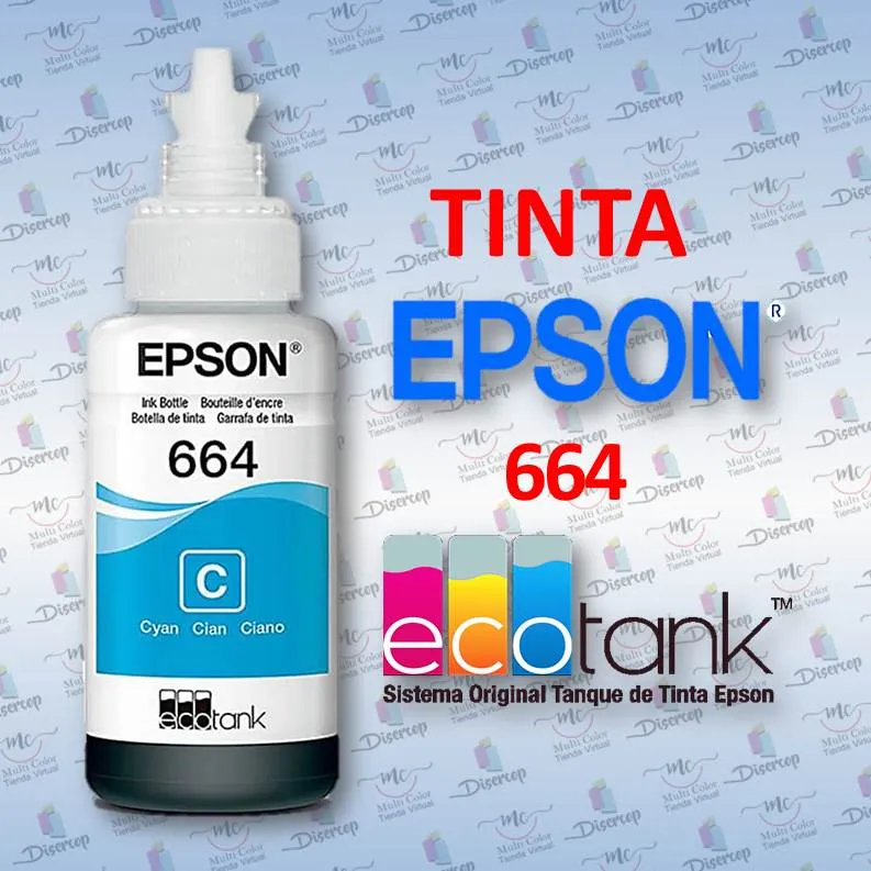Tinta Epson Cian 664