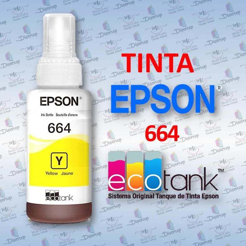 Tinta Epson Amarillo 664
